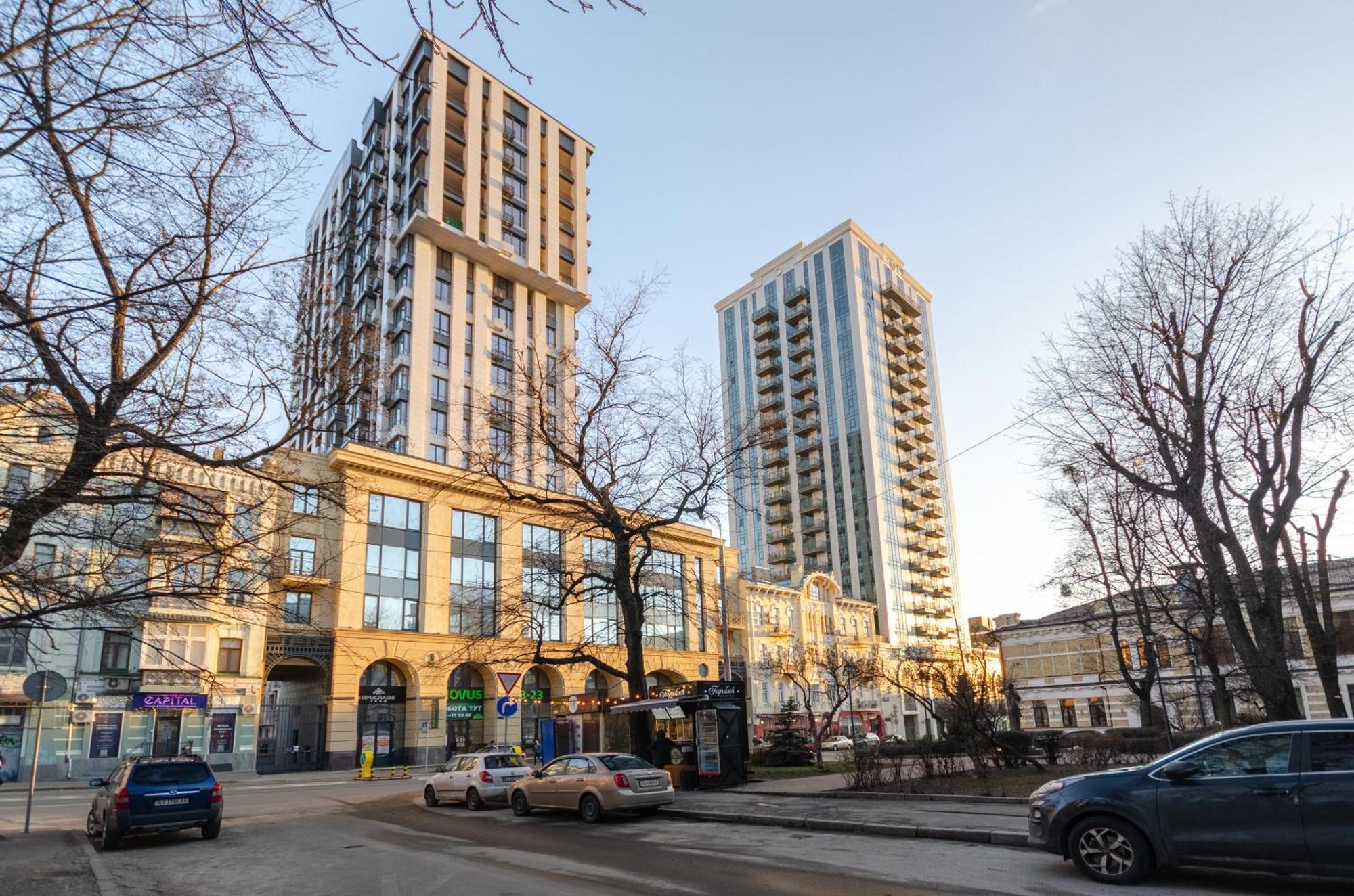 Petrovdom 12-131B Apartments In Rc "Yaroslaviv Grad"Bulvarno Kudriavska 17B Kiev Dış mekan fotoğraf